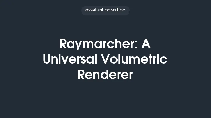 Raymarcher: A Universal Volumetric Renderer Thumbnail