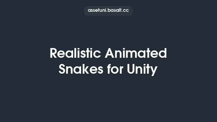 Realistic Animated Snakes for Unity Thumbnail