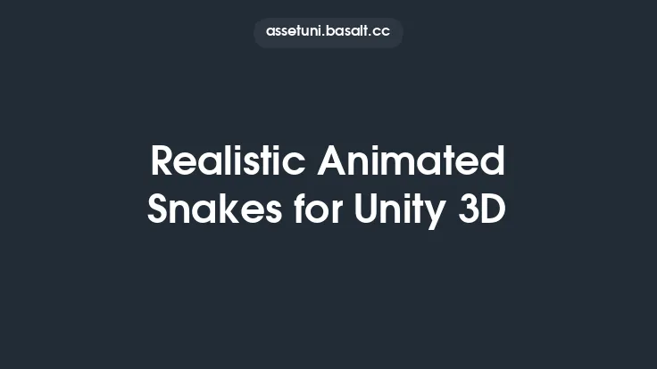 Realistic Animated Snakes for Unity 3D Thumbnail