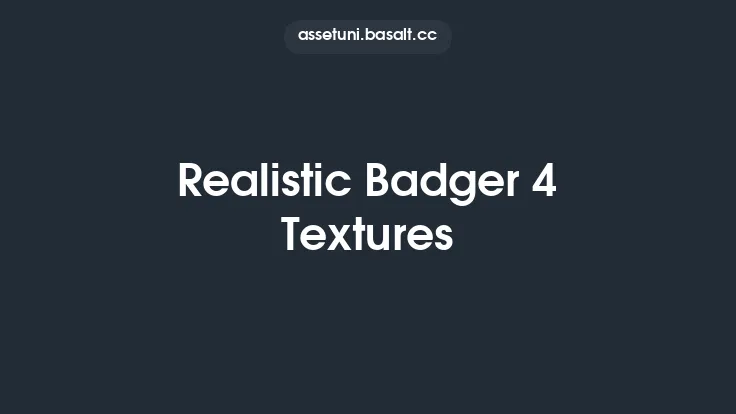 Realistic Badger 4 Textures Thumbnail