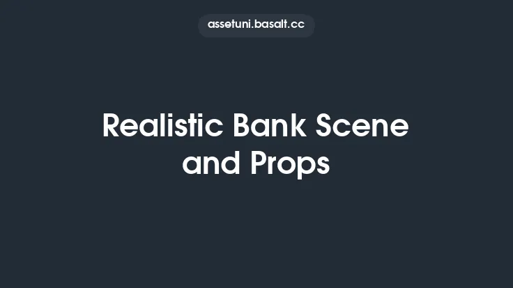 Realistic Bank Scene and Props Thumbnail