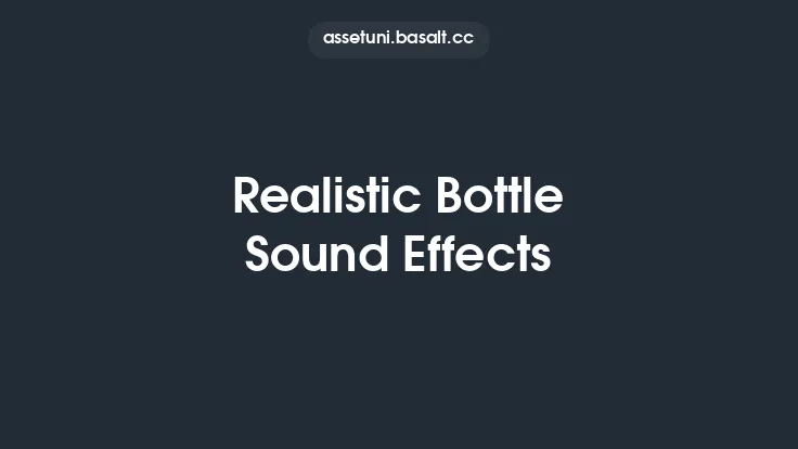 Realistic Bottle Sound Effects Thumbnail