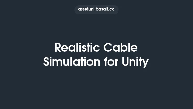 Realistic Cable Simulation for Unity Thumbnail