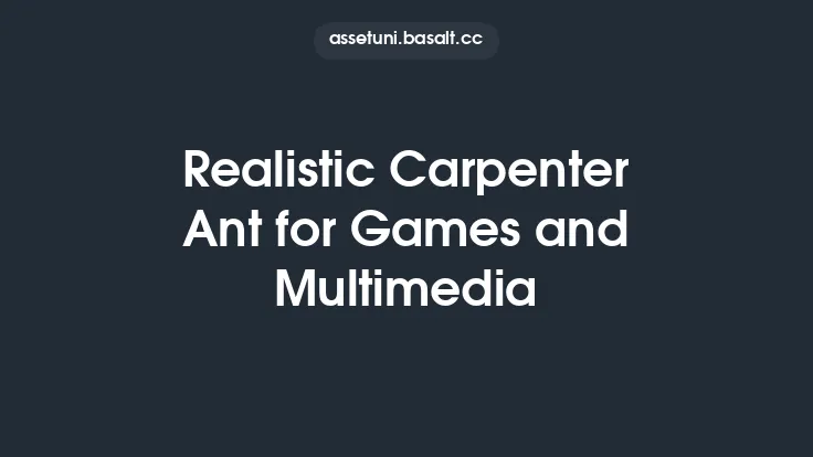 Realistic Carpenter Ant for Games and Multimedia Thumbnail