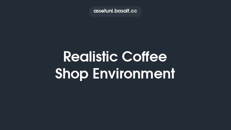 Realistic Coffee Shop Environment Thumbnail