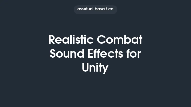 Realistic Combat Sound Effects for Unity Thumbnail