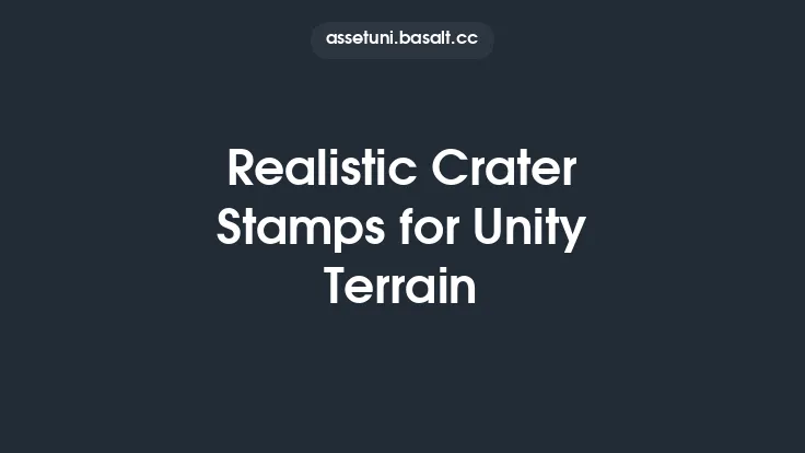 Realistic Crater Stamps for Unity Terrain Thumbnail