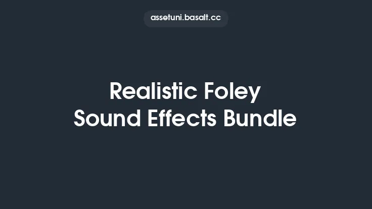 Realistic Foley Sound Effects Bundle Thumbnail