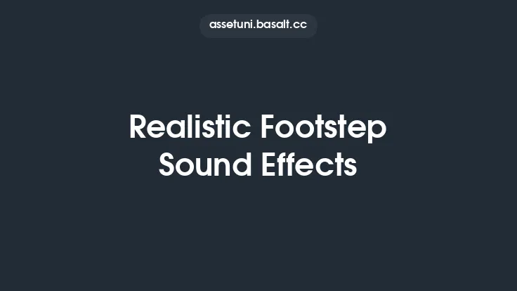Realistic Footstep Sound Effects Thumbnail