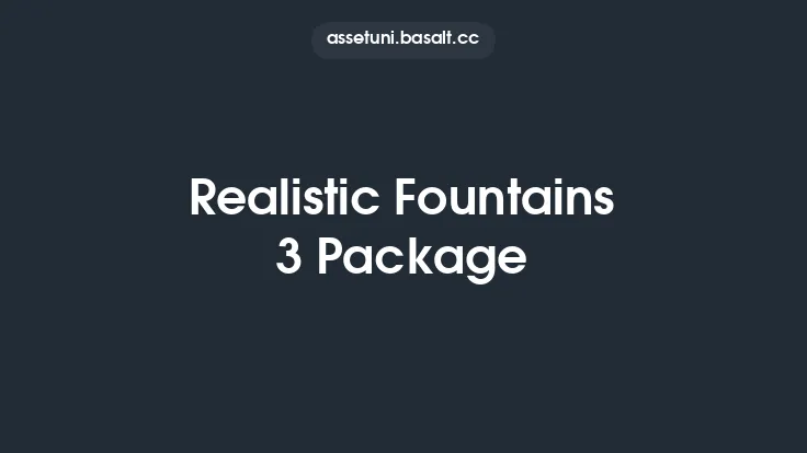 Realistic Fountains 3 Package Thumbnail