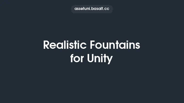 Realistic Fountains for Unity Thumbnail
