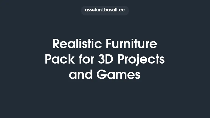 Realistic Furniture Pack for 3D Projects and Games Thumbnail