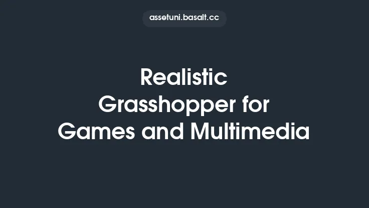Realistic Grasshopper for Games and Multimedia Thumbnail