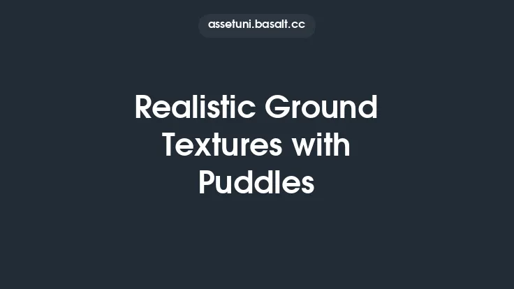 Realistic Ground Textures with Puddles Thumbnail