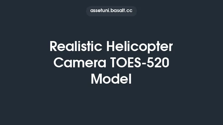 Realistic Helicopter Camera TOES-520 Model Thumbnail