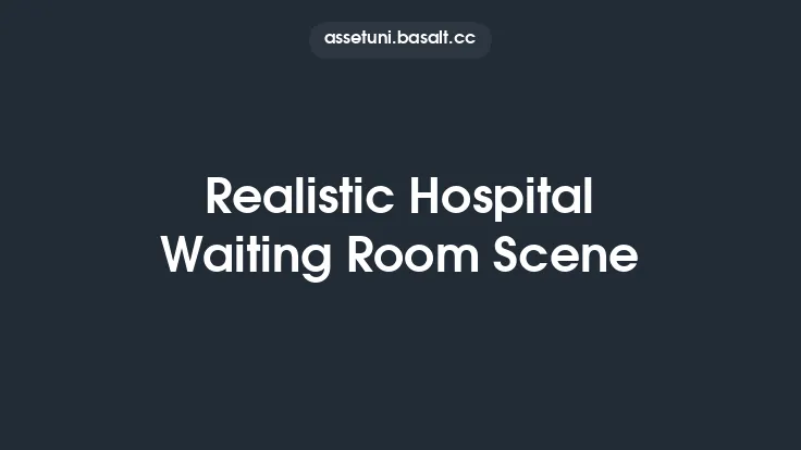 Realistic Hospital Waiting Room Scene Thumbnail