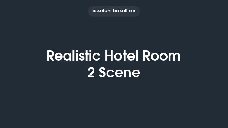 Realistic Hotel Room 2 Scene Thumbnail