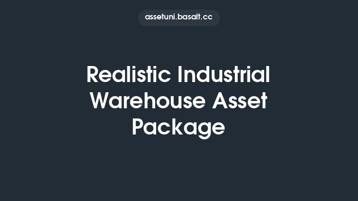 Realistic Industrial Warehouse Asset Package Thumbnail