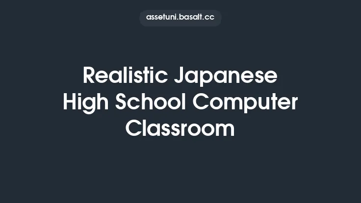 Realistic Japanese High School Computer Classroom Thumbnail