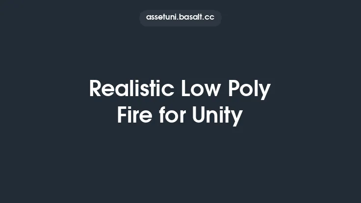 Realistic Low Poly Fire for Unity Thumbnail