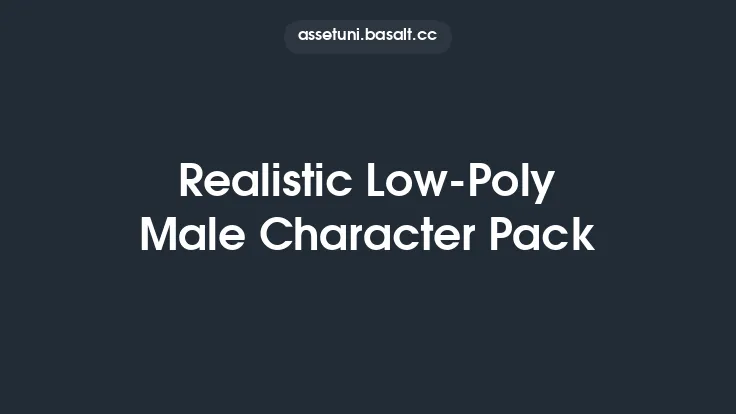 Realistic Low-Poly Male Character Pack Thumbnail