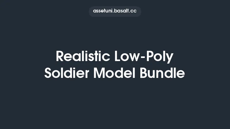 Realistic Low-Poly Soldier Model Bundle Thumbnail