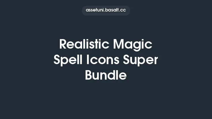 Realistic Magic Spell Icons Super Bundle Thumbnail