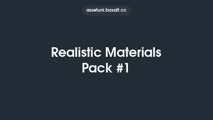Realistic Materials Pack #1 Thumbnail
