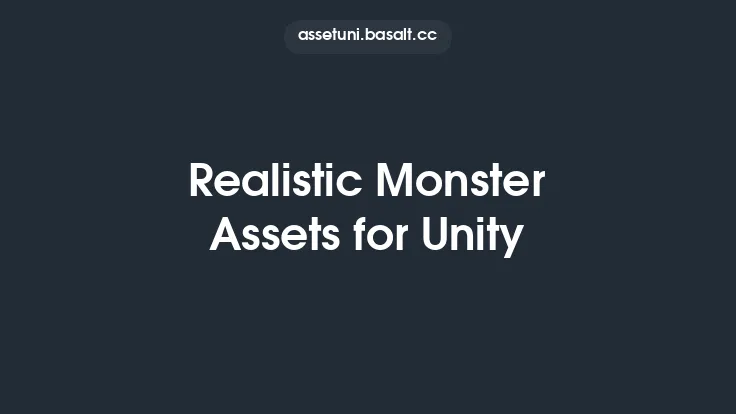 Realistic Monster Assets for Unity Thumbnail