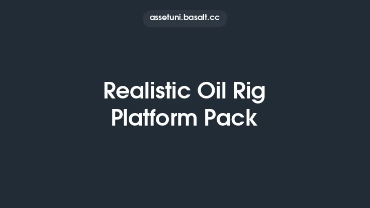 Realistic Oil Rig Platform Pack Thumbnail