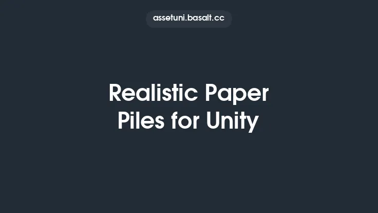 Realistic Paper Piles for Unity Thumbnail