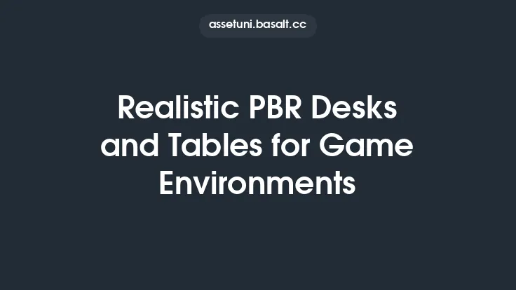 Realistic PBR Desks and Tables for Game Environments Thumbnail