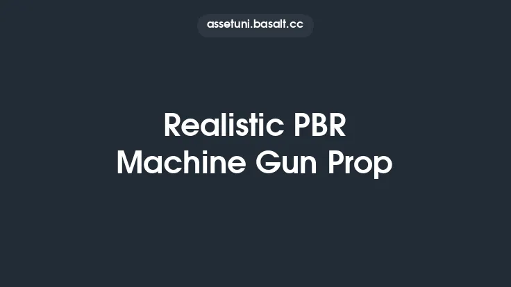 Realistic PBR Machine Gun Prop Thumbnail