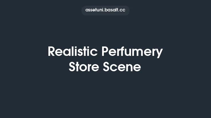 Realistic Perfumery Store Scene Thumbnail