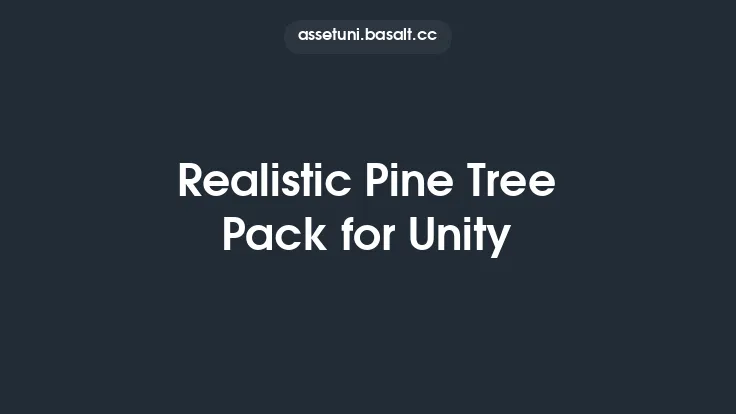 Realistic Pine Tree Pack for Unity Thumbnail