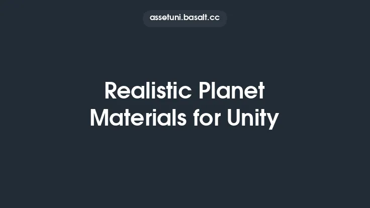 Realistic Planet Materials for Unity Thumbnail