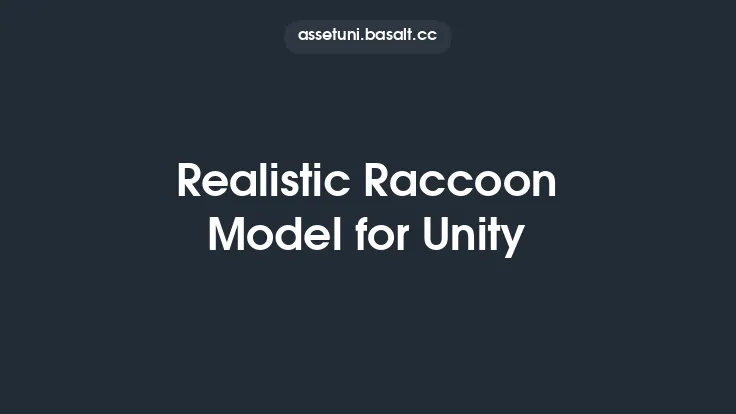 Realistic Raccoon Model for Unity Thumbnail