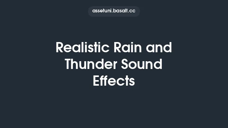Realistic Rain and Thunder Sound Effects Thumbnail