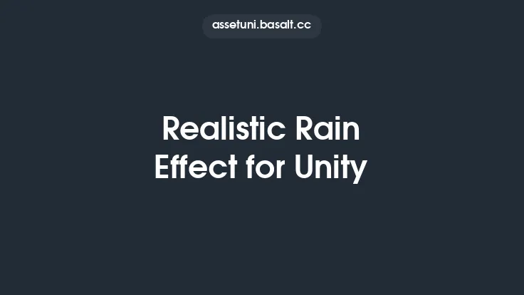 Realistic Rain Effect for Unity Thumbnail