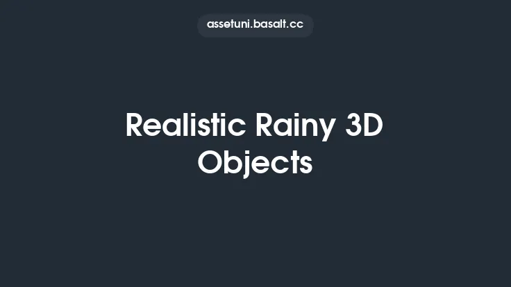 Realistic Rainy 3D Objects Thumbnail