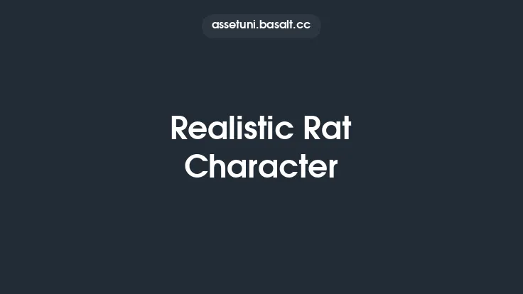 Realistic Rat Character Thumbnail