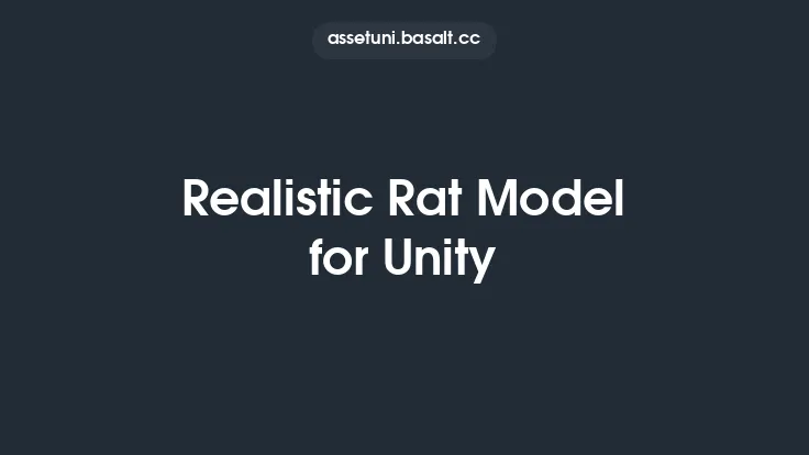 Realistic Rat Model for Unity Thumbnail