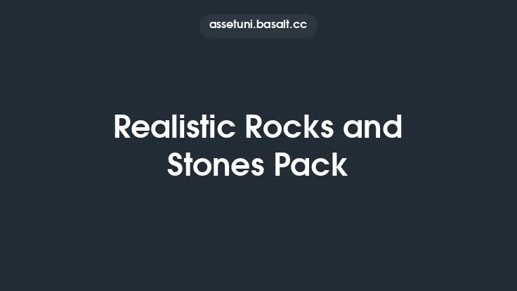 Realistic Rocks and Stones Pack Thumbnail