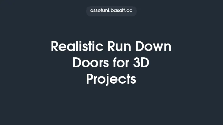 Realistic Run Down Doors for 3D Projects Thumbnail