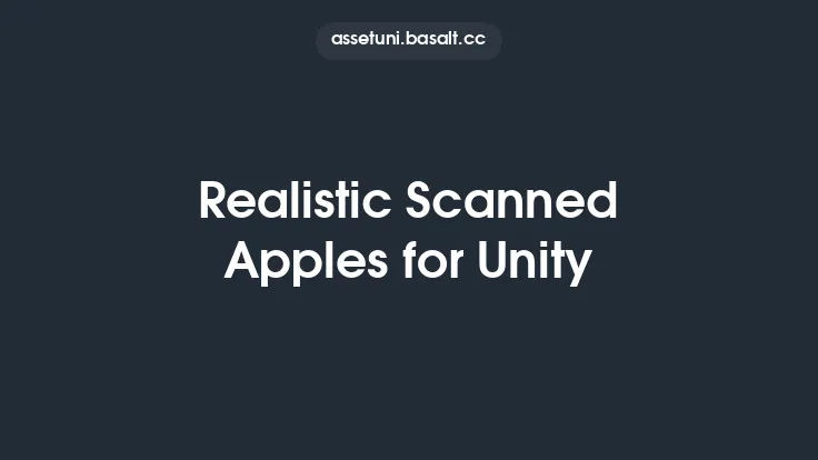 Realistic Scanned Apples for Unity Thumbnail