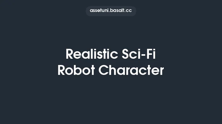 Realistic Sci-Fi Robot Character Thumbnail