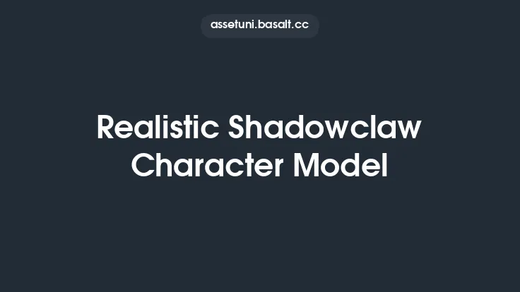Realistic Shadowclaw Character Model Thumbnail