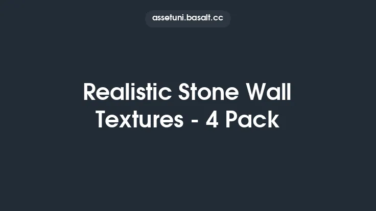 Realistic Stone Wall Textures - 4 Pack Thumbnail