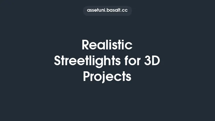 Realistic Streetlights for 3D Projects Thumbnail