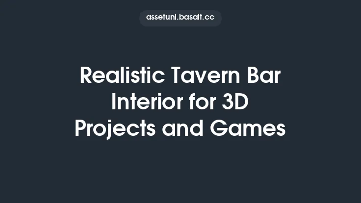 Realistic Tavern Bar Interior for 3D Projects and Games Thumbnail